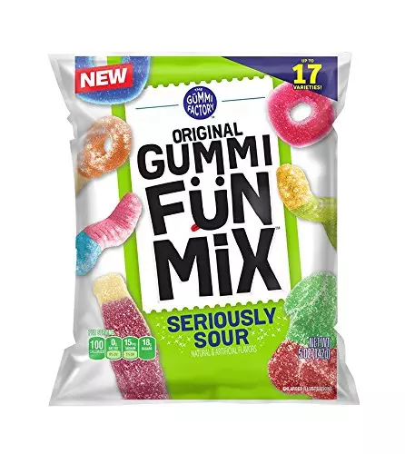 GUMMI FUN MIX SERIOUSLY SOUR 5OZ – HHH Wholesale Inc